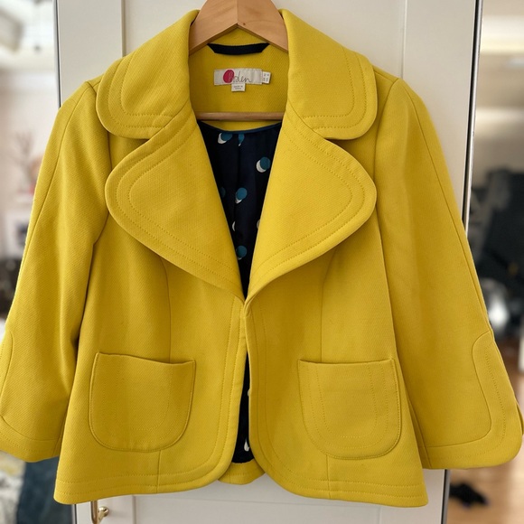 Boden Jackets & Blazers - Boden yellow jacket